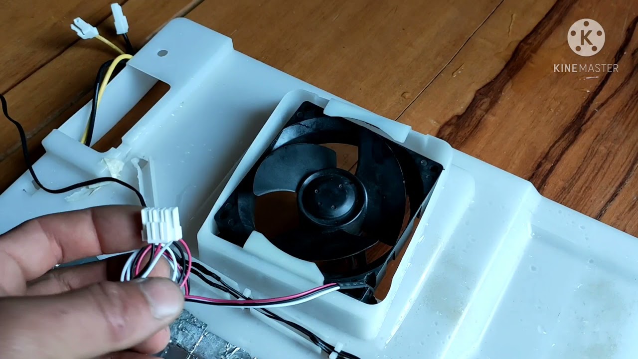 Sửa tủ lạnh Panasonic. Thay quạt 2 dây bằng quạt 3 dây. - youtube