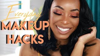 7 REALISTIC EVERYDAY MAKEUP HACKS YOU SHOULD KNOW! | LARGE PORES? LAUGH LINES? SMALL LIPS? Profile