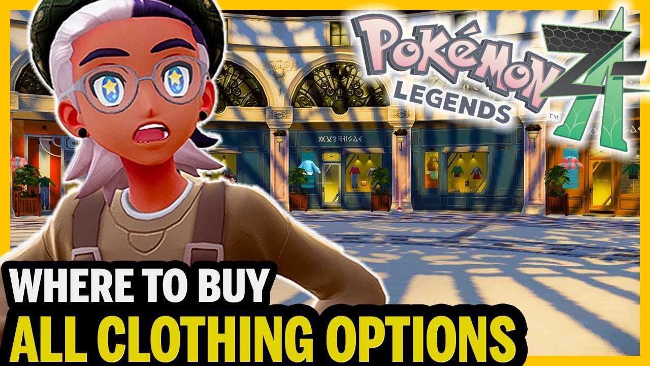 Все адреса магазинов одежды и что в них продаётся – Pokémon Legends Z-A 👕🧢