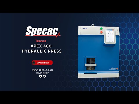 Apex 400 Hydraulic Press - video from Specac