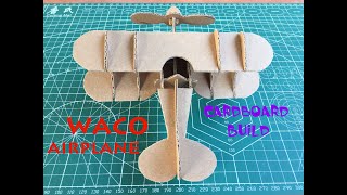 How to make Cardboard Waco Airplane - Làm máy bay bằng bìa Cardboard