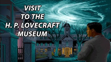 Visit To The H. P. Lovecraft Museum - Shadow Of The Comet - CD-ROM Bonus Content (PC 1993)