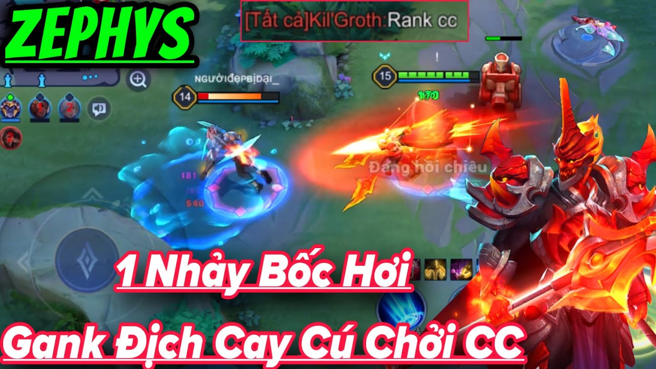 ZEPHYS FULL DAME Sốc Dame Địch Trong Nốt Nhạc K Kịp Dùng Chiêu Đối Thủ Thốt Lên CC