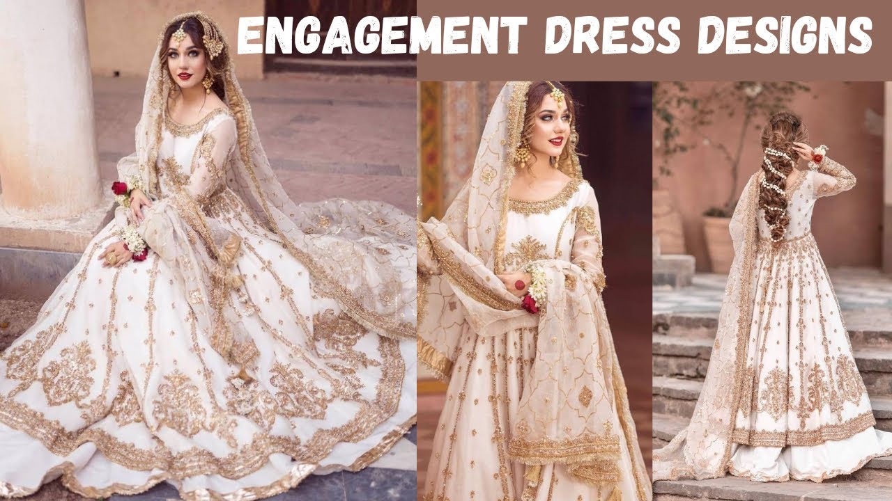 9 Latest and Beautiful Engagement Frocks with Images | Styles At Life