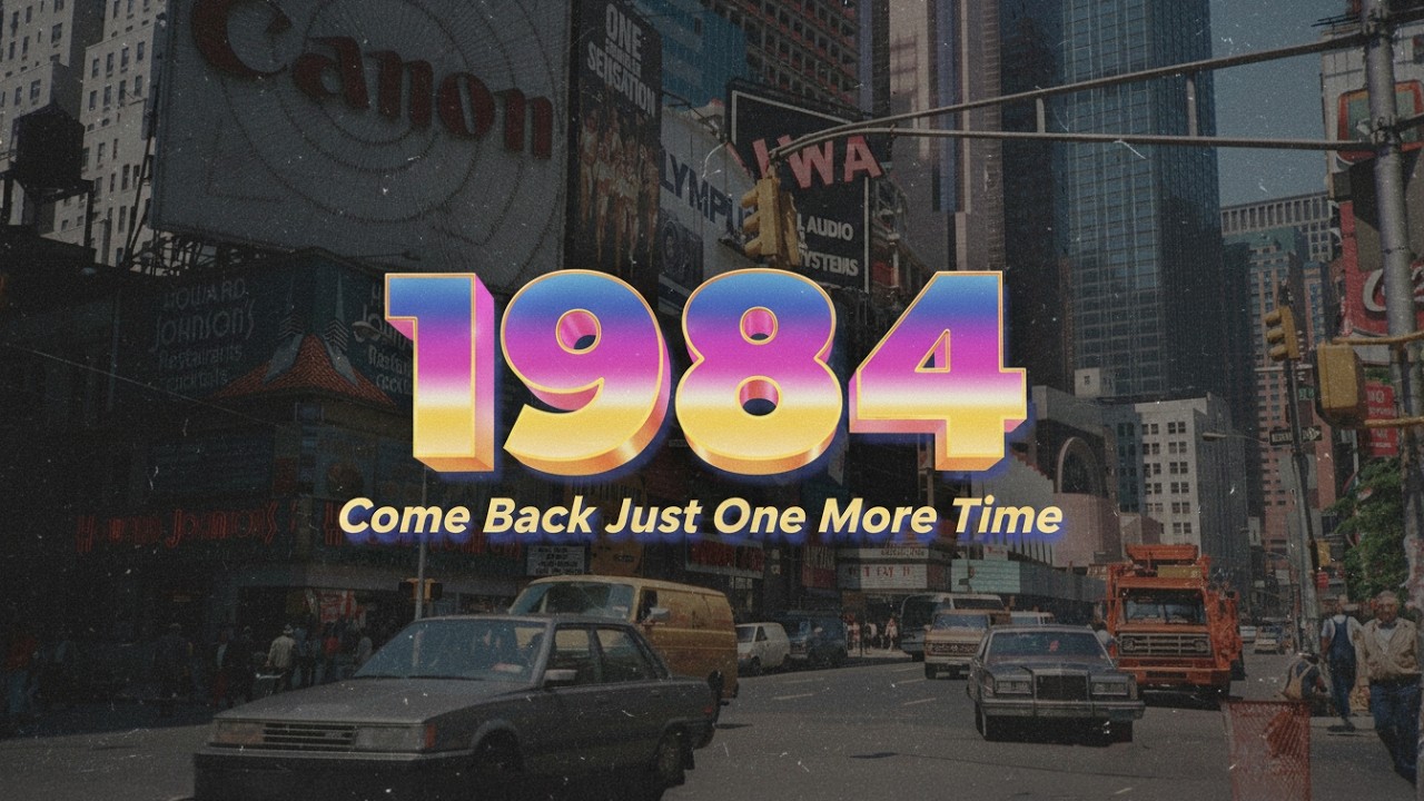 BACK TO 1984 — Come Back Just One More Time // Chillsynth 80s Synthwave Nostalgia Mix