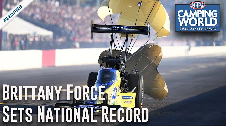 Brittany Force makes FASTEST pass in Top Fuel hist...