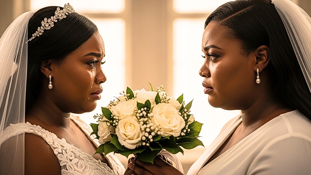 Minutes Before My Wedding, My Twin Sister Arrived Crying. We Switched Places…