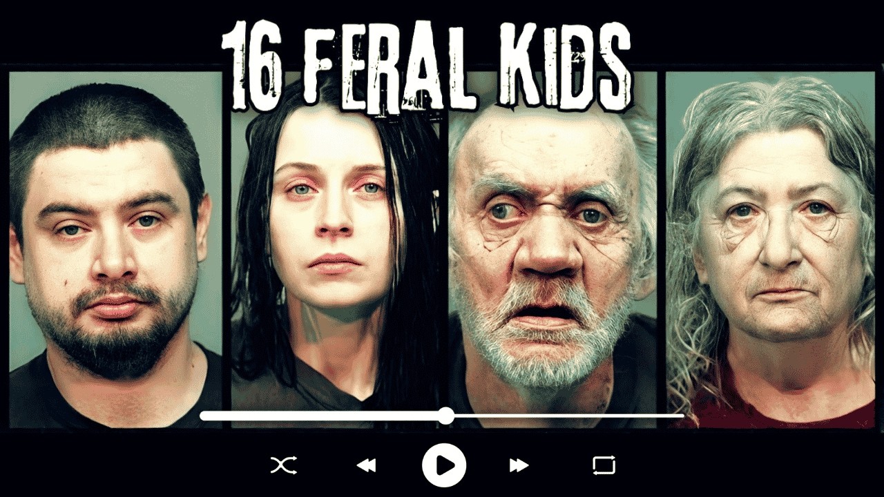 その他 MVH FERAL CHILDREN MIXED PART 16 Feral Kids Found in Flasher Dad's Hoarder Home - YouTube