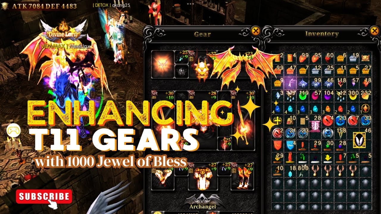 MU Monarch SEA: Enhancing T11 Gears with 1000 Jewel of Bless