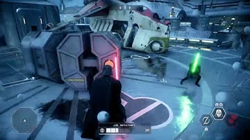 Star Wars Battlefront 2: Vader VS Luke HERO SHOWDOWN