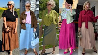 Natural Older Women OVER 50 60 70 |New Trends Fashion For Women |Spring/ Summer|Fall Fashion 2026