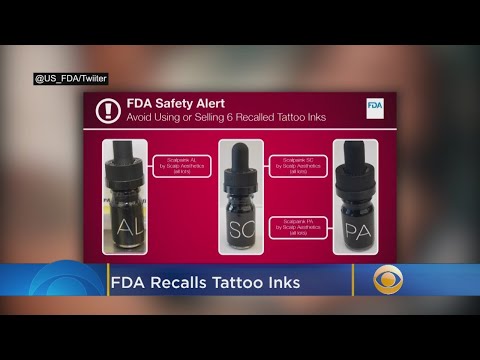 FDA Recalls Tattoo