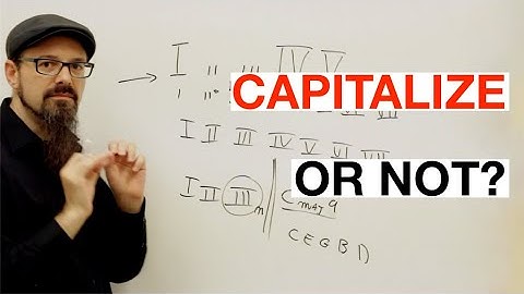 The Most Common Question About ROMAN NUMERALS In Music Theory