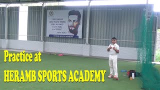 First official practice at Heramb Sports Academy, Pune