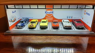 Garage for 1/64 Die-Cast Models Gulf Oil