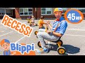 Blippi&#39;s Recess at the School Playground! Educational Videos for Kids and Families