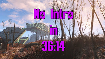 (Former World Record) Fallout 4 Speedrun in 36:14 IGT - Any% (No Intro)