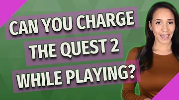 Can you play Oculus while charging?