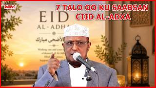 7 Tips for Eid al-Adha. Sheikh Dirir