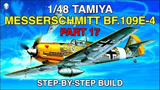 Сборка  1/48 Tamiya  Messerschmitt Bf.109E-4 Build Part 17: Undercarriage, metal antenna mast,  etc.