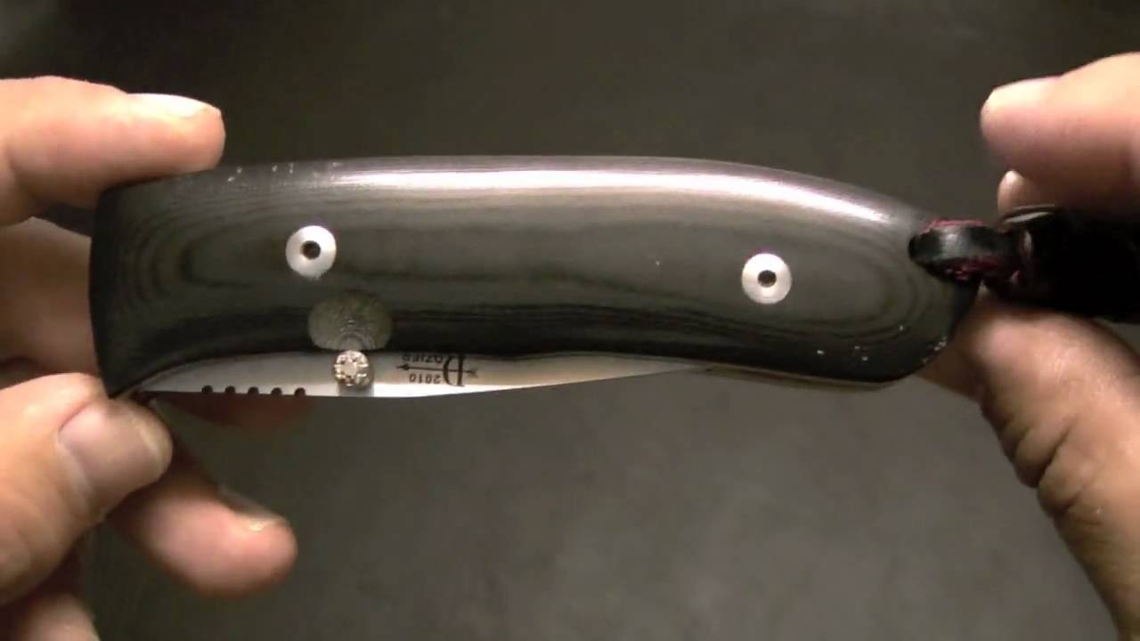 Dozier Folding Knife D2 Video Review YouTube