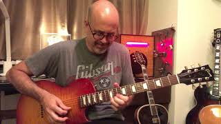Sound check on the Les Paul Acoustic and Epi Emperor modified