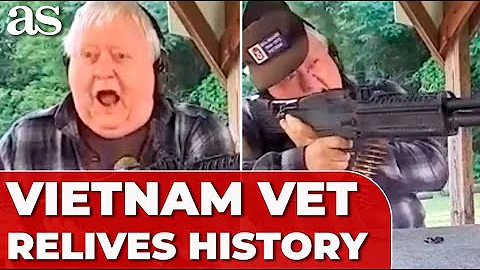 VIETNAM VET relives history: SHOOTS M60 after 53 YEARS; heartfelt REACTION goes VIRAL