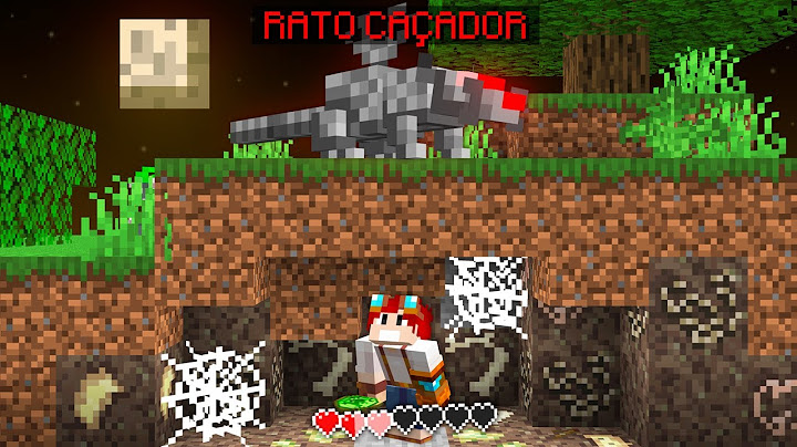 ESTOU SENDO CAÇADO POR UM RATO EXTERMINADOR NO MINECRAFT