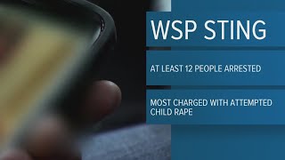WSP child sex sting leads to 13 arrests