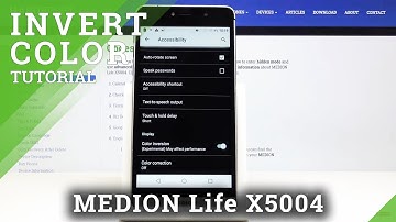 How to Invert Colors in MEDION Life X5004 – Dark Theme