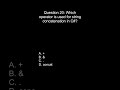 .NET Programming Interview Question #20 | C# MCQ for Practice