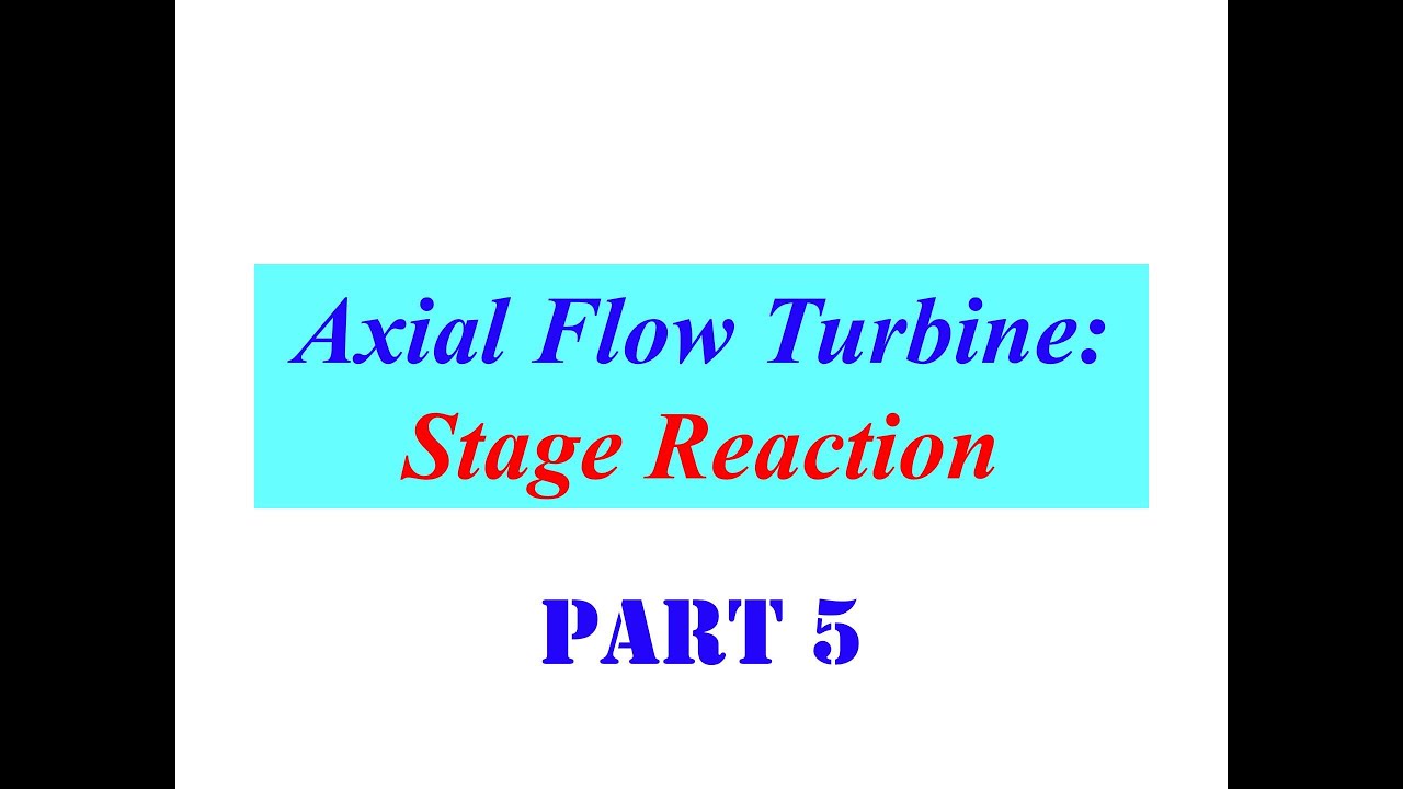 TM LEC #25: CHAPTER 04 AXIAL FLOW TURBINE PART 5 - YouTube