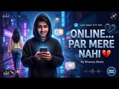 Tum Online Ho... Par Mere Nahi 💔 | Heart Touching Hinglish Love Song 2026 | By Bhaway Beats