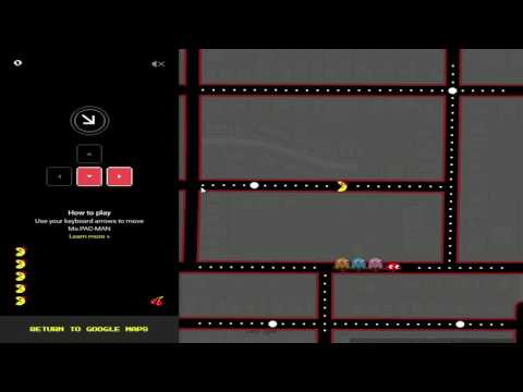 Play Ms. Pacman now on real city streets with Google Maps