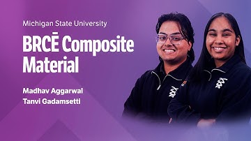 2025 CIC Undergraduate Finalist – BRCĒ Composite Material