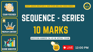 🔥 Number -Letter Series | TG ICET 2025 | Last 20 Days Strategy Get Below 100 Rank | MY3 Academy 🔥