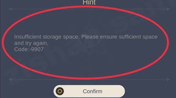 Genshin Impact Fix , insufficient storage space. Please ensure sufficient space Code:-9907 problem