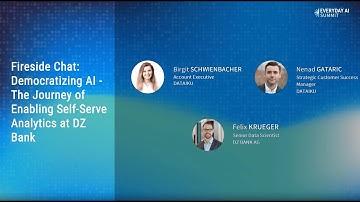 Fireside Chat: Democratizing AI – The Journey of Enabling Self-Serve Analytics at DZ Bank