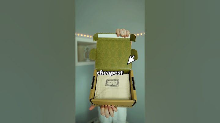 Gucci Cheapest Item