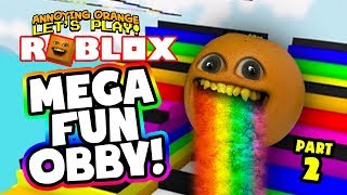 Roblox Mega Obby Annoying Orange Plays Vloggest - update annoying orange obby roblox