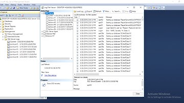 How To View Event Log In Microsoft SQL Server 2014
