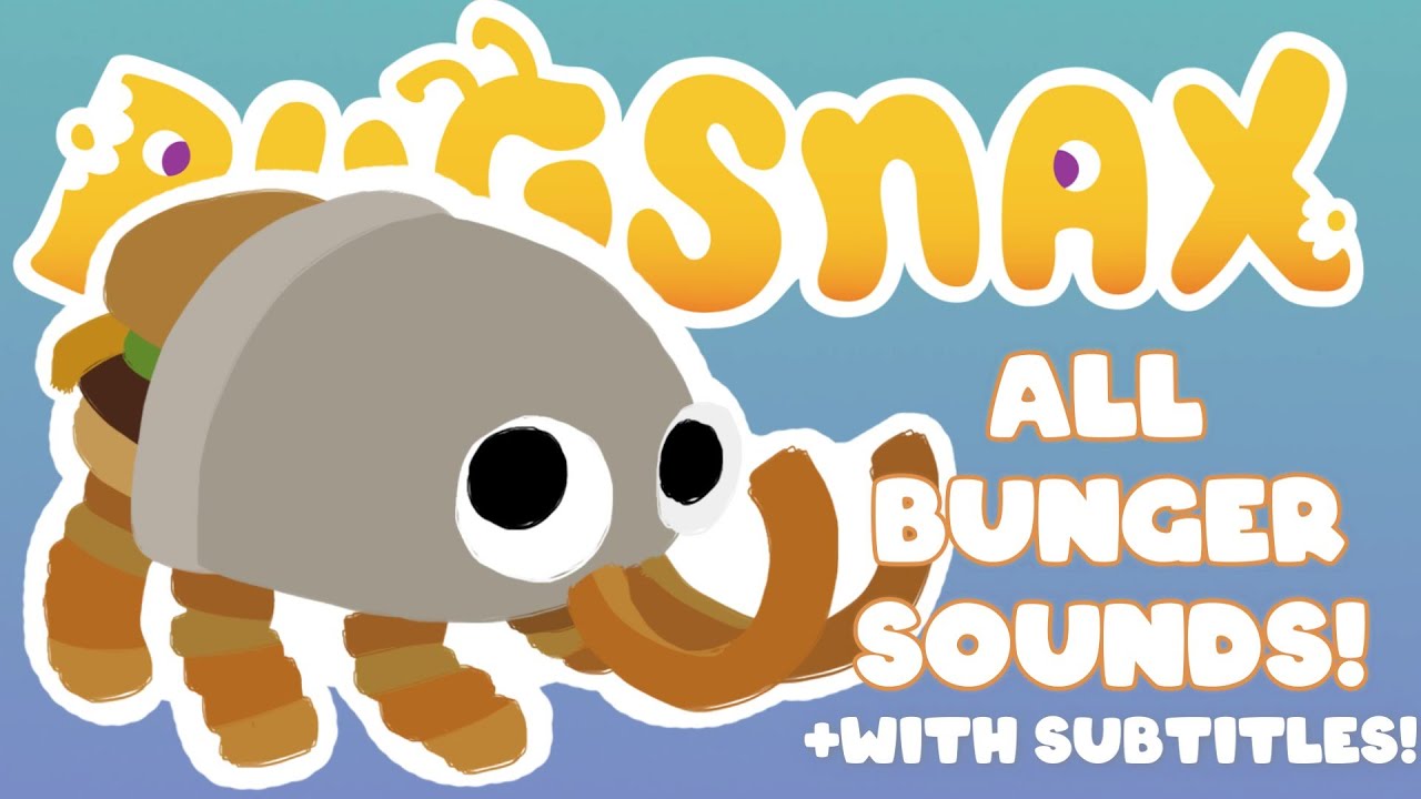 BUGSNAX All Bunger Sounds Subtitles YouTube  bugsnax all bunger sounds subtitles youtube