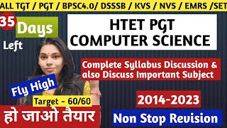 HTET PGT COMPUTER SCIENCE SYLABUS &amp; IMPORTANT SUBJECT DISCUSSION IN DETAILS BY NEETU MAM #nsclasses