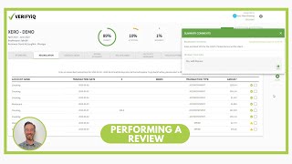 Performing A Review in VerifyiQ