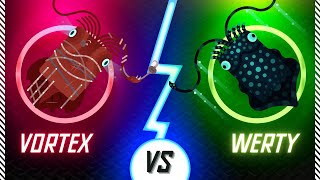 Deeeep io: Vortex VS Werty