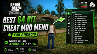 Android 16 | GTA San Andreas Best 64 Bit Cheat Mod Menu | Works on All Androids 7 to 16 screenshot 3