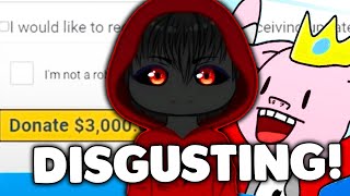 This YouTuber FAKED Donating to Charity...