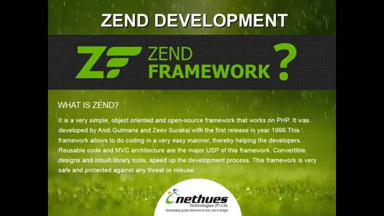 Zend Development Company India - Zend Framework Developers - Zend certified engineer