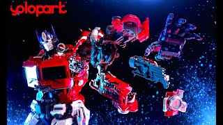 Optimus Prime Model Kit Stop Motion | Transformers: ROTB/Bumblebee Movie Yolopark PLAMO Series |