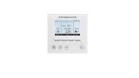 PAR-30MAA Thermostat timer functions(Mitsubishi Electric).         #PAR-30MAA, #PAR-33MAA,#PAR-31MAA